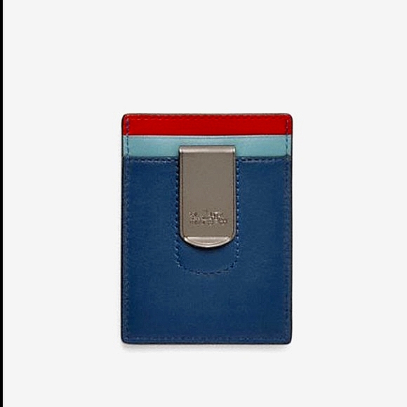 COACH Boxed 3-In-1 Leather Card Case Money Clip Set - Picture 4 of 5